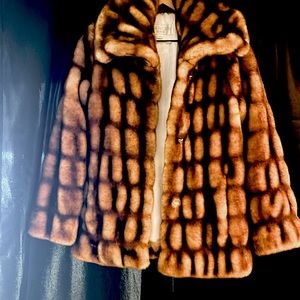 Faux fur coat